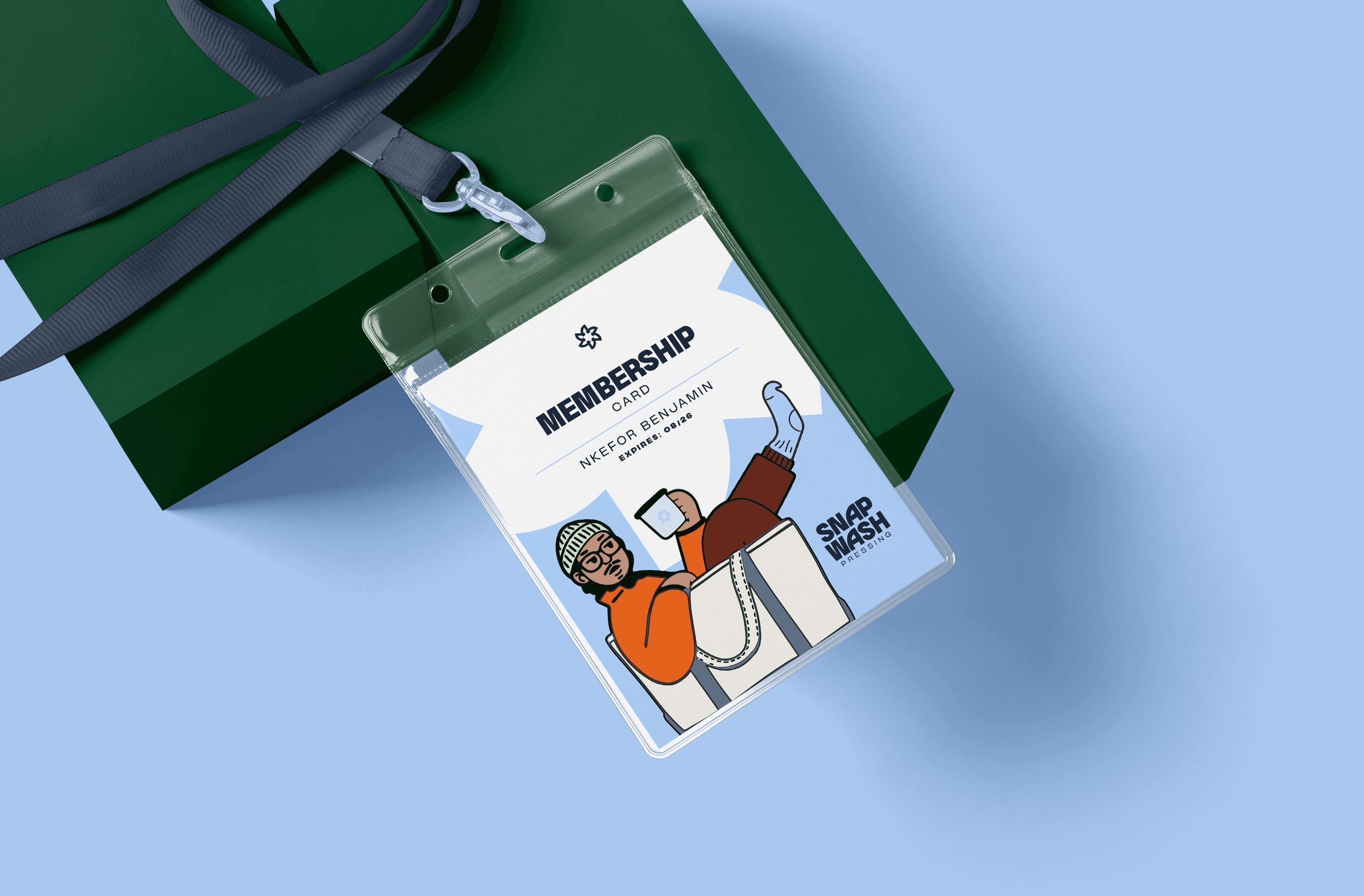 Snap Wash Pressing Branding